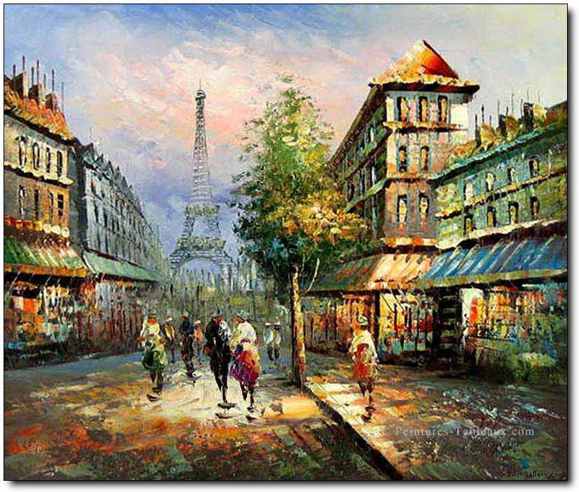 scènes de rue à Paris 40 Peintures à l'huile